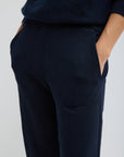 Tibi Navy Calder Sweatpant