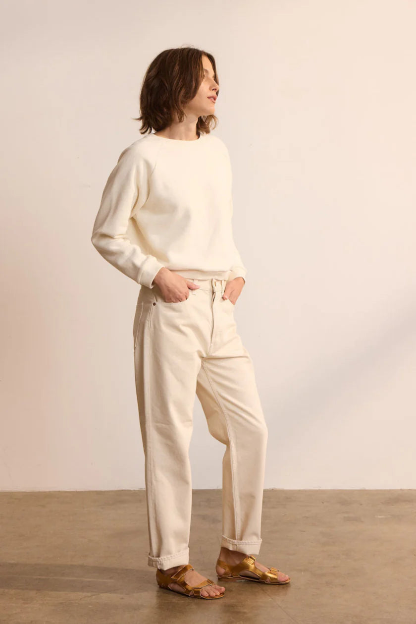 Jamie Haller The Daily Sweatshirt in Natural White