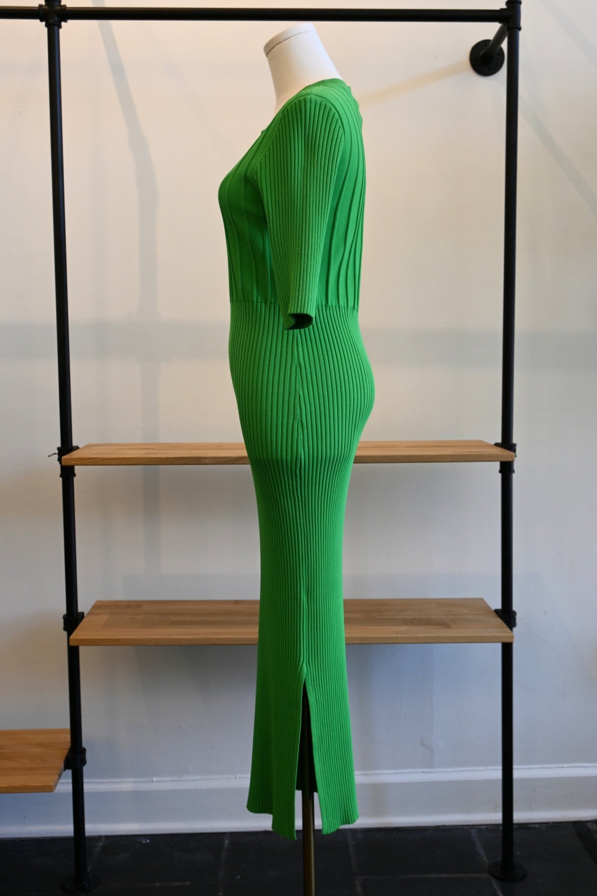 FRAME Mixed Rib Sweater Dress