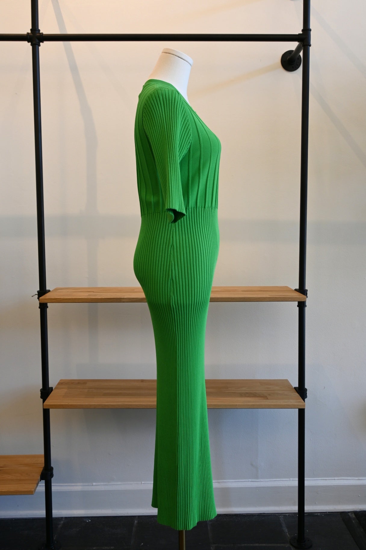 FRAME Mixed Rib Sweater Dress