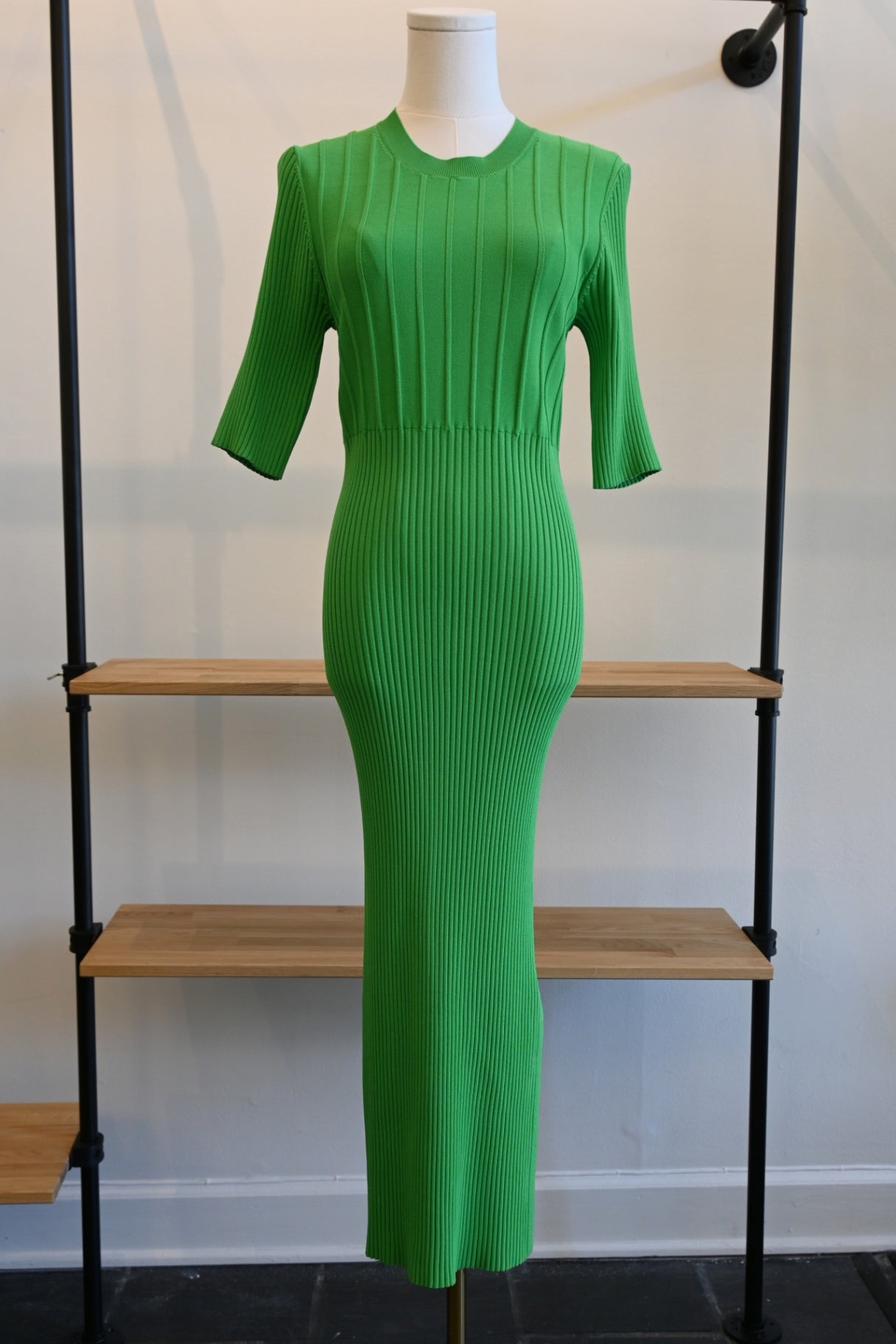 FRAME Mixed Rib Sweater Dress