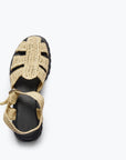 Freda Salvador Sammy Natural Raffia Lug Sole Fisherman