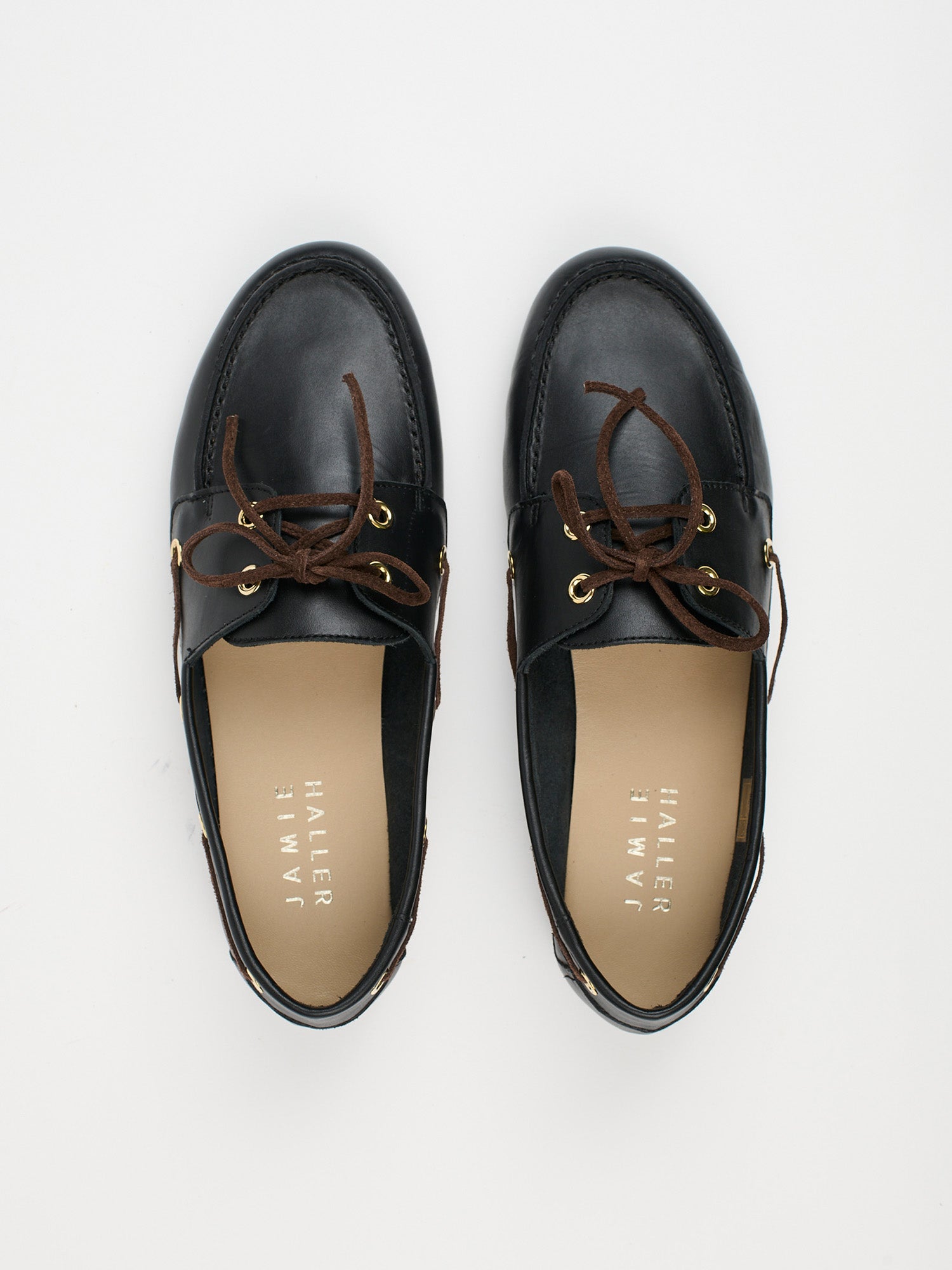 Jamie Haller Black Boat Loafer