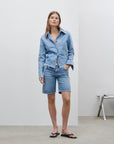 Closed Jinnie Mid-Blue Denim Shorts