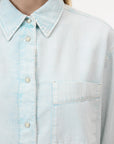 Closed Washed Out Blue Denim Shirt