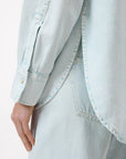 Closed Washed Out Blue Denim Shirt