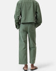 Closed Matcha Green Cropped Field Jacket