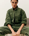 Closed Matcha Green Cropped Field Jacket