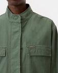 Closed Matcha Green Cropped Field Jacket