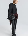 Almina Concept Black Oversized Wool/Cashmere Sweater