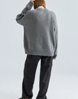 Almina Concept Grey Oversized Wool/Cashmere Sweater