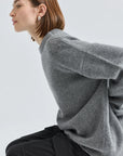 Almina Concept Grey Oversized Wool/Cashmere Sweater