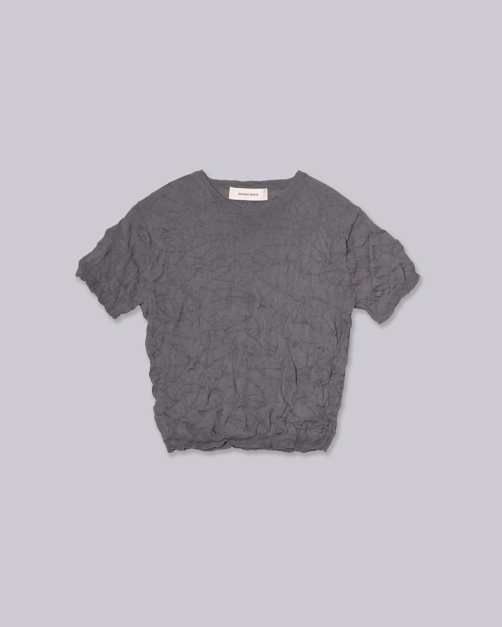 Sayaka Davis Crinkled Petite Knit Tee