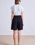 Apiece Apart Black Bari Midi Short