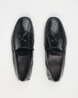 Jamie Haller Black Tasselo Moc Loafer