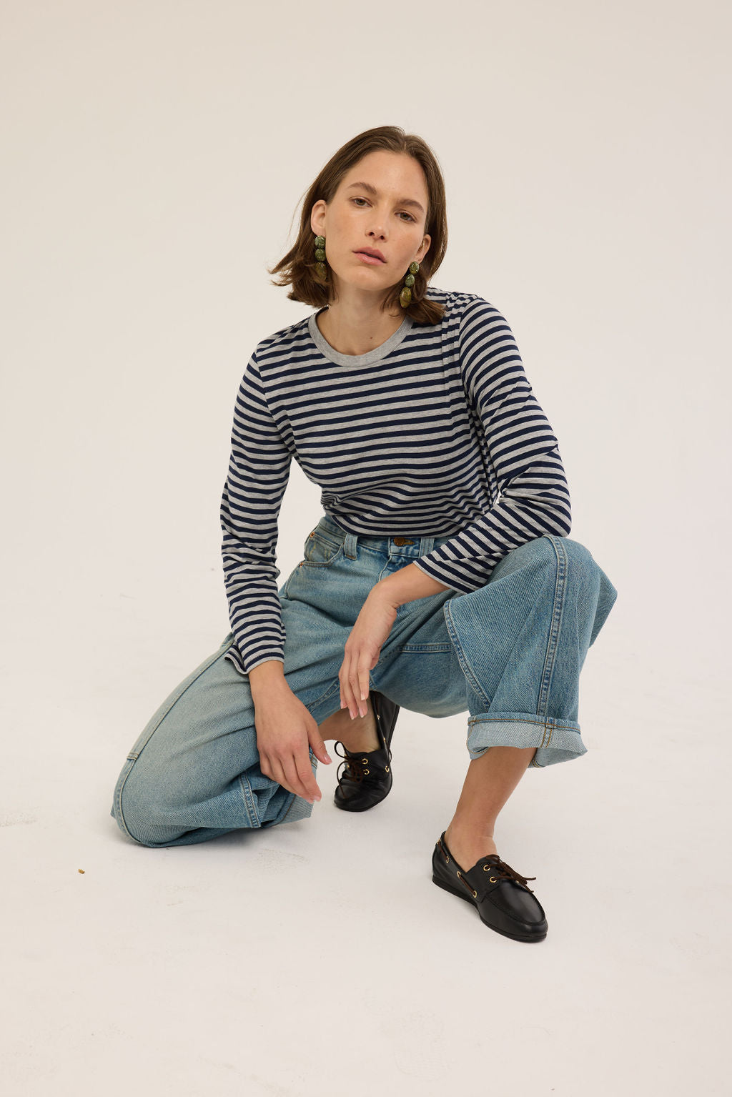 Jamie Haller Black Boat Loafer