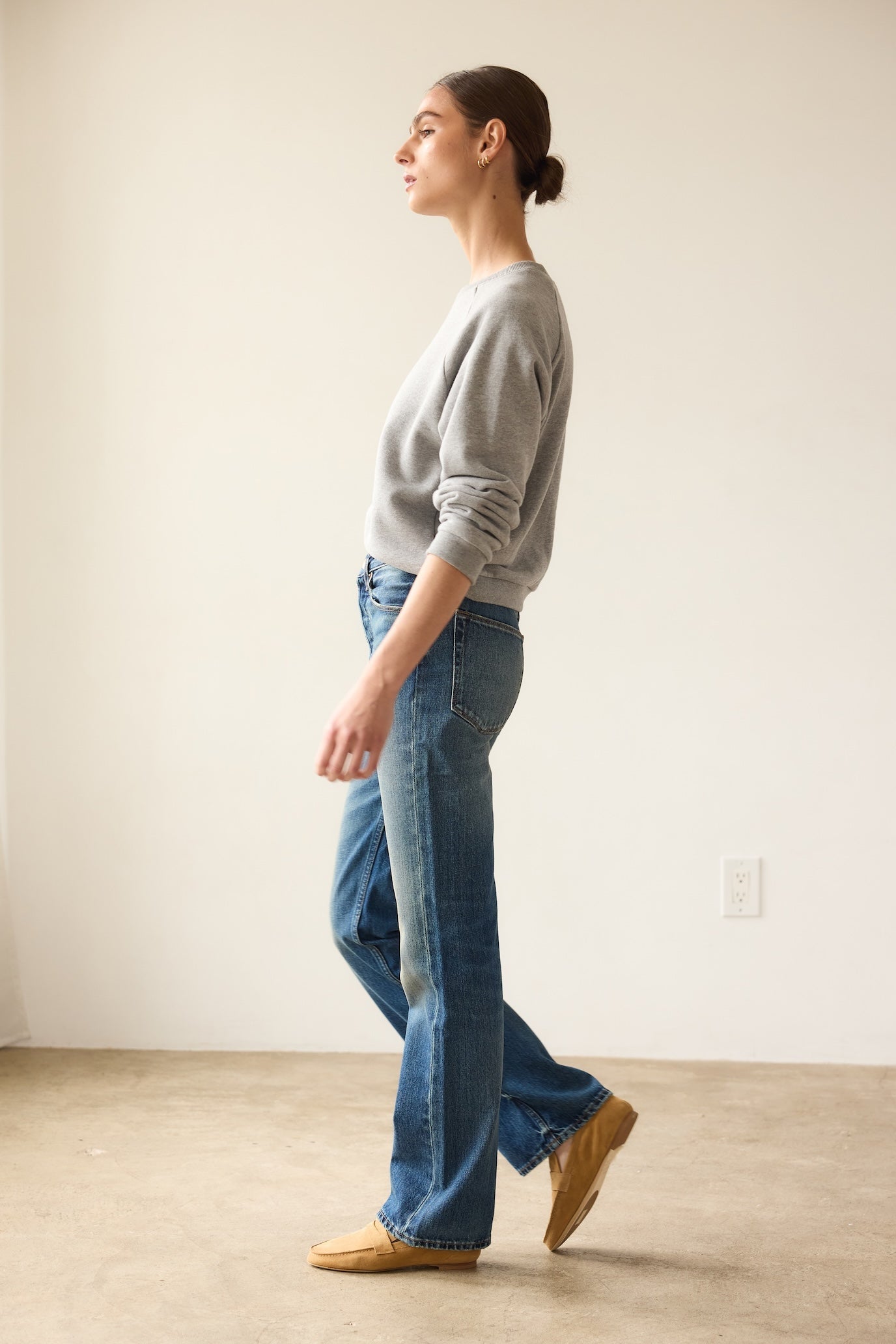 Jamie Haller The Daily Sweatshirt in Heather Grey