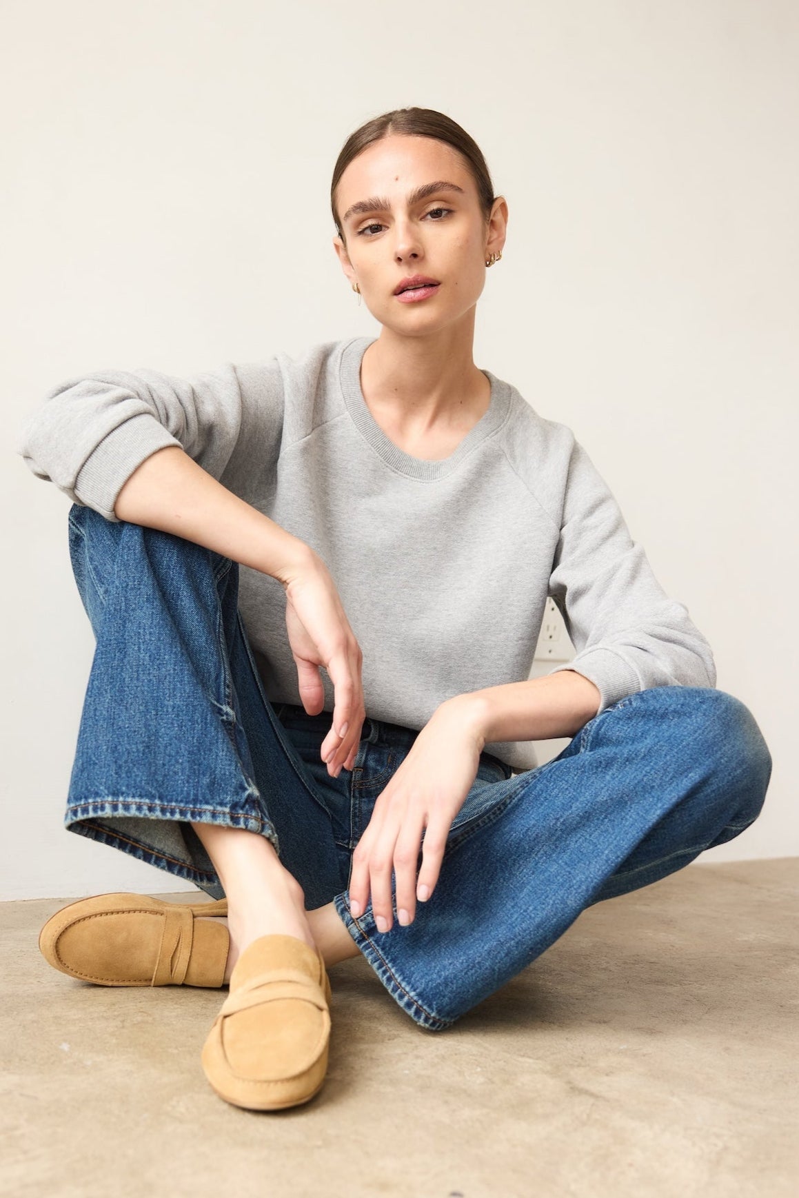 Jamie Haller The Daily Sweatshirt in Heather Grey