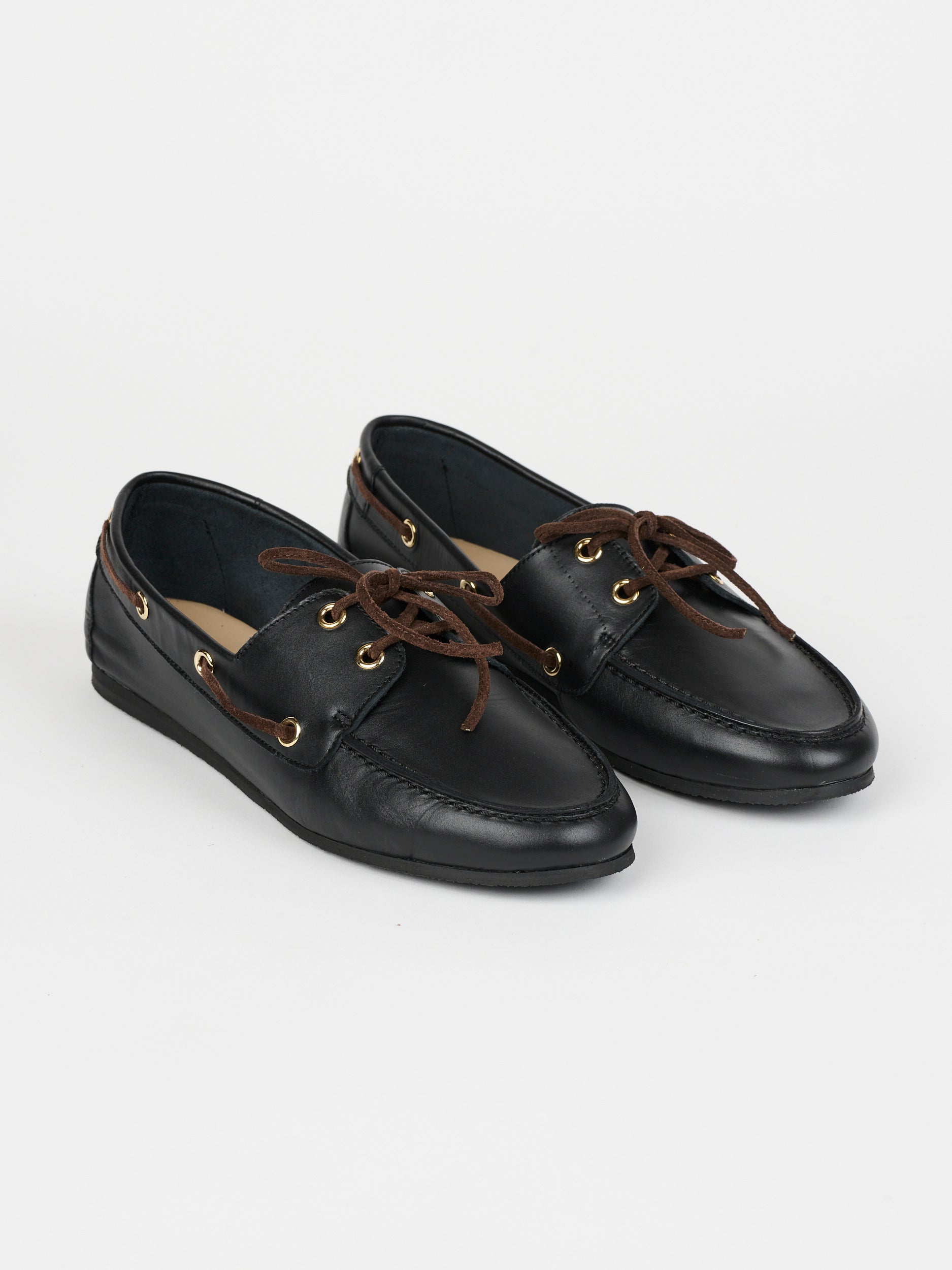 Jamie Haller Black Boat Loafer