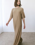 Jamie Haller Gold Lame Goddess Dress