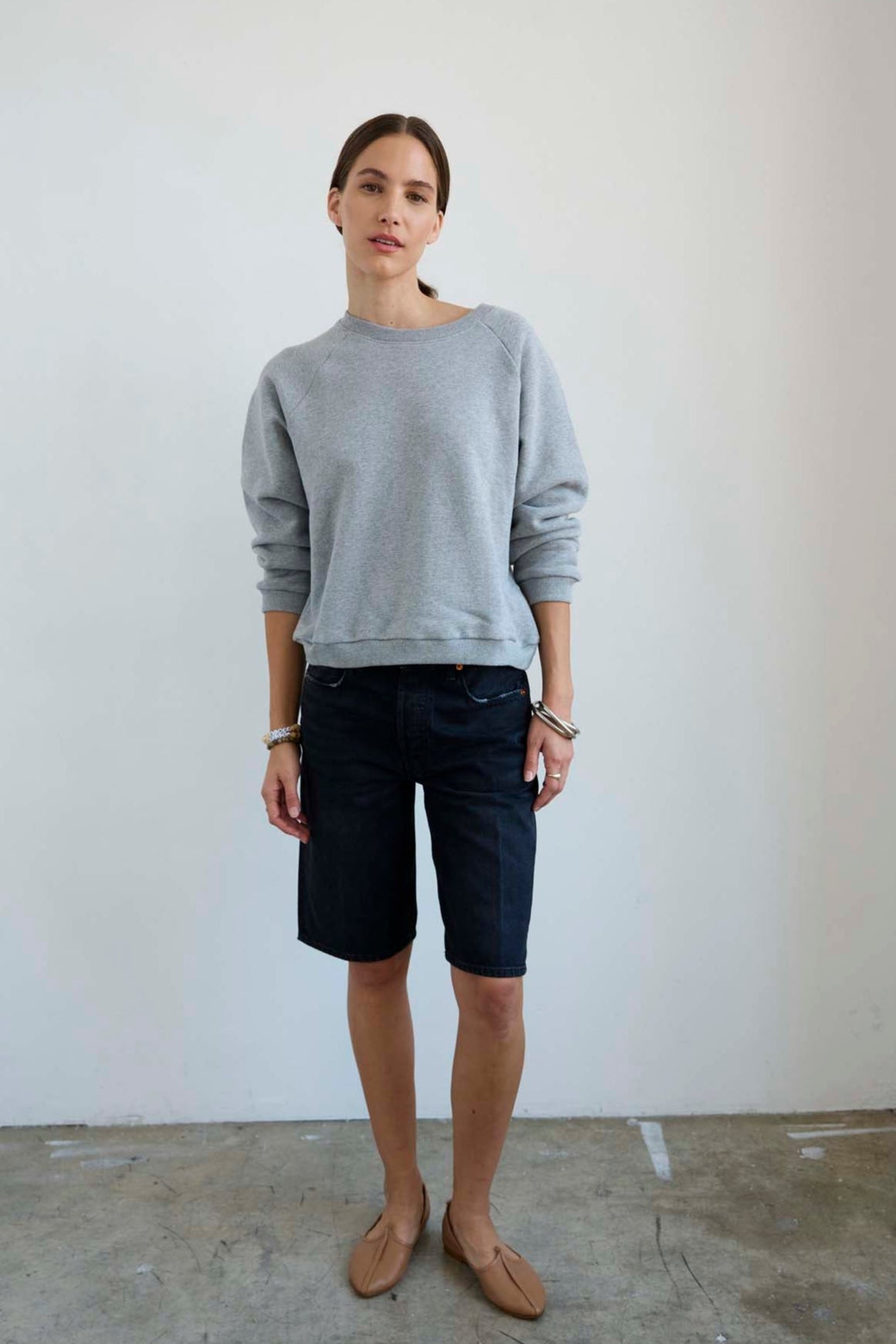 Jamie Haller The Daily Sweatshirt in Heather Grey