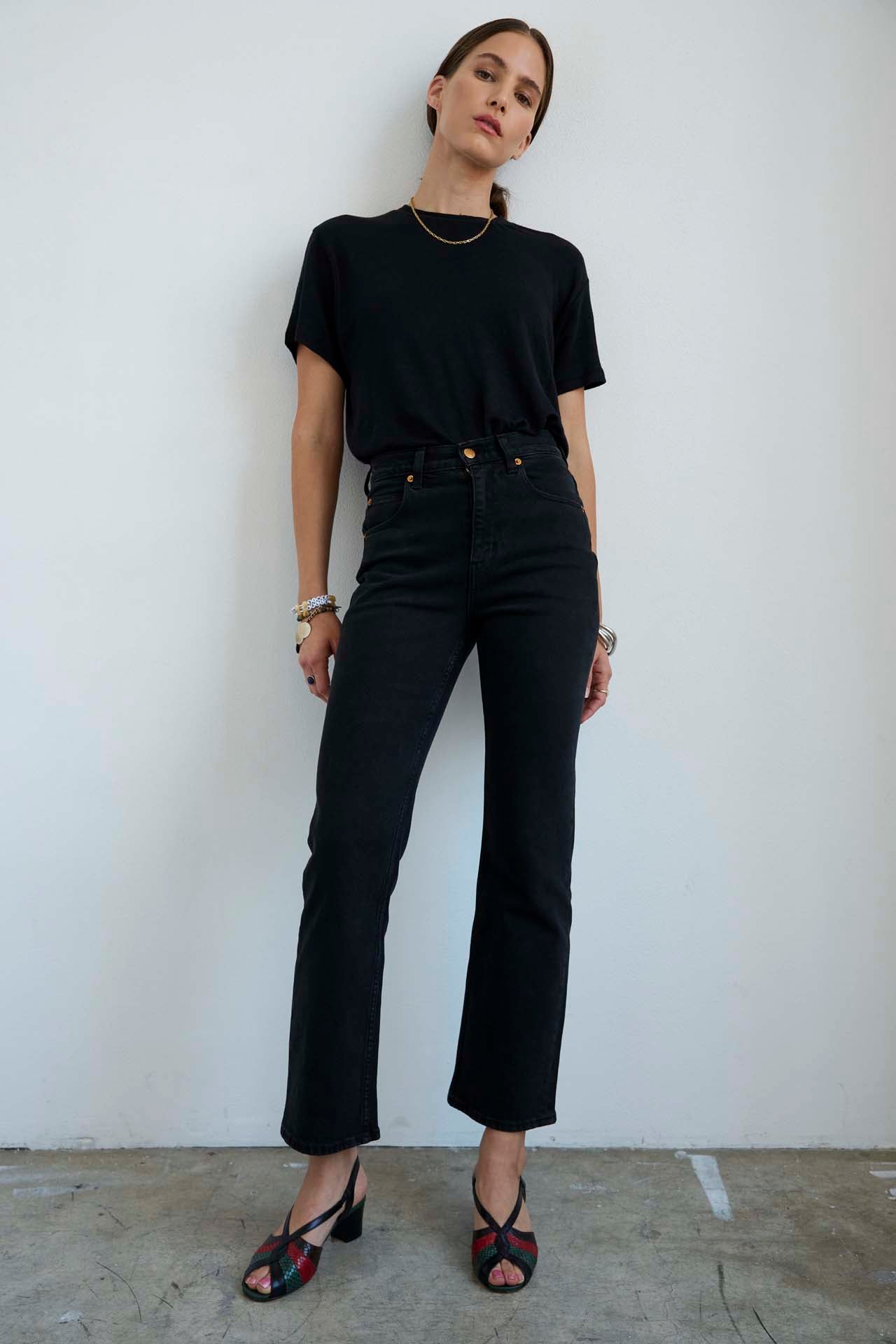 Jamie Haller The Kenickie Jean in Washed Black
