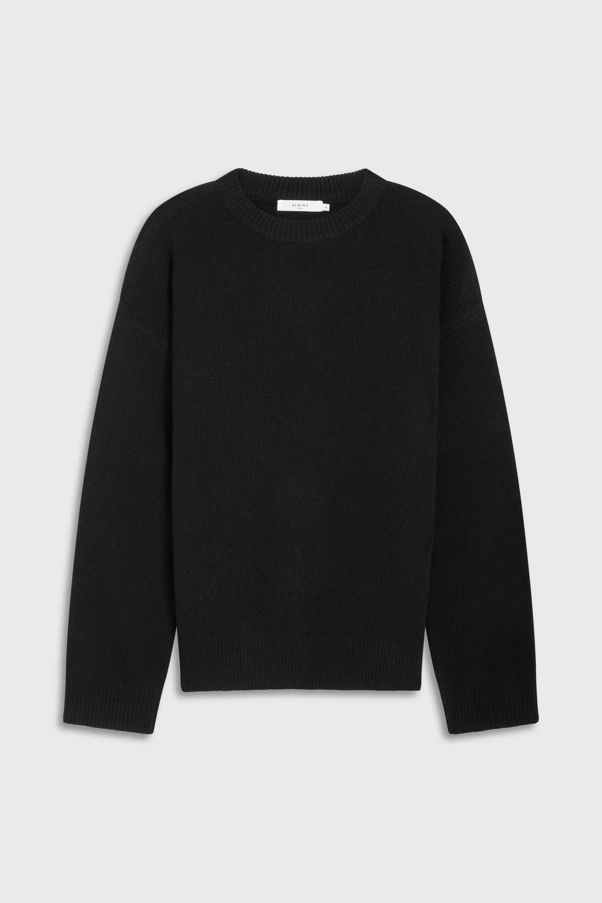 Almina Concept Black Oversized Wool/Cashmere Sweater