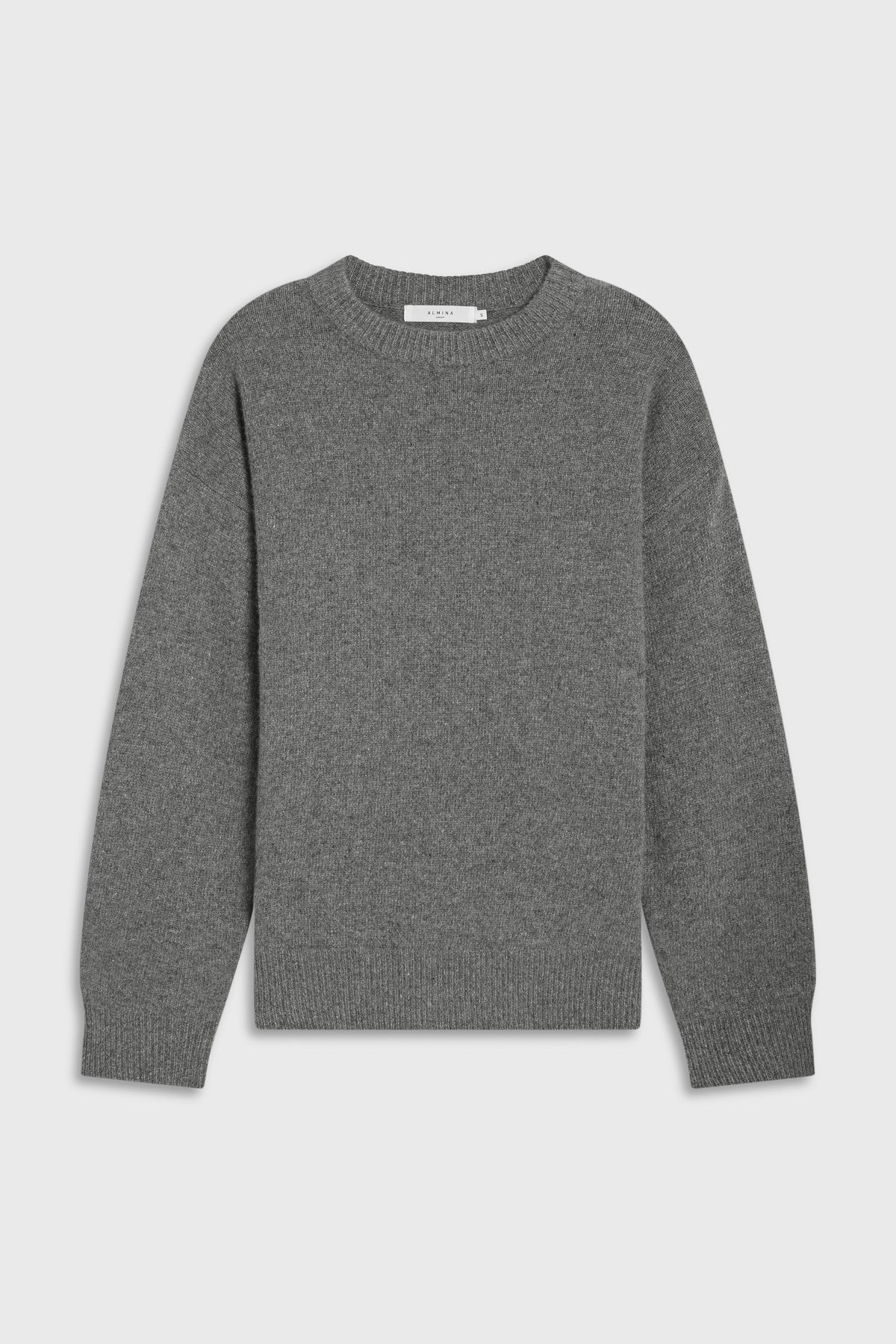 Almina Concept Grey Oversized Wool/Cashmere Sweater