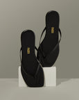 Tkees Black Square Toe Lily