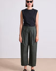 Apiece Apart Spa Pleat Pant in Rosin