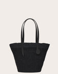 Liffner Black Sisal Basket Tote