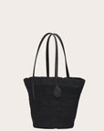 Liffner Black Sisal Basket Tote