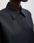 Tibi Black Oversized Gabe Shirt