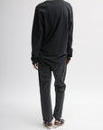 Tibi Black Mou Denim Clift Jean