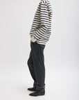 Tibi Black Mou Denim Clift Jean