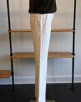 Celine Off-White Textured Pants