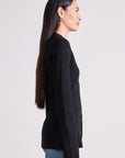 Apiece Apart Black Betti Knit Cardi