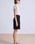 Apiece Apart Black Bari Midi Short