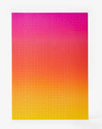 Areaware - Gradient Puzzle Large (1000 piece): Pink/Yellow