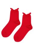 Hansel from Basel Sea Island Cotton DC Crew Red Socks