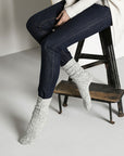 Birkenstock Grey Cotton Slub Socks, 36-38