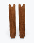 Freda Salvador Lennox Woven Tall Boot in toffee