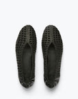 Freda Salvador Black Riley Open Weave Ballet Flat