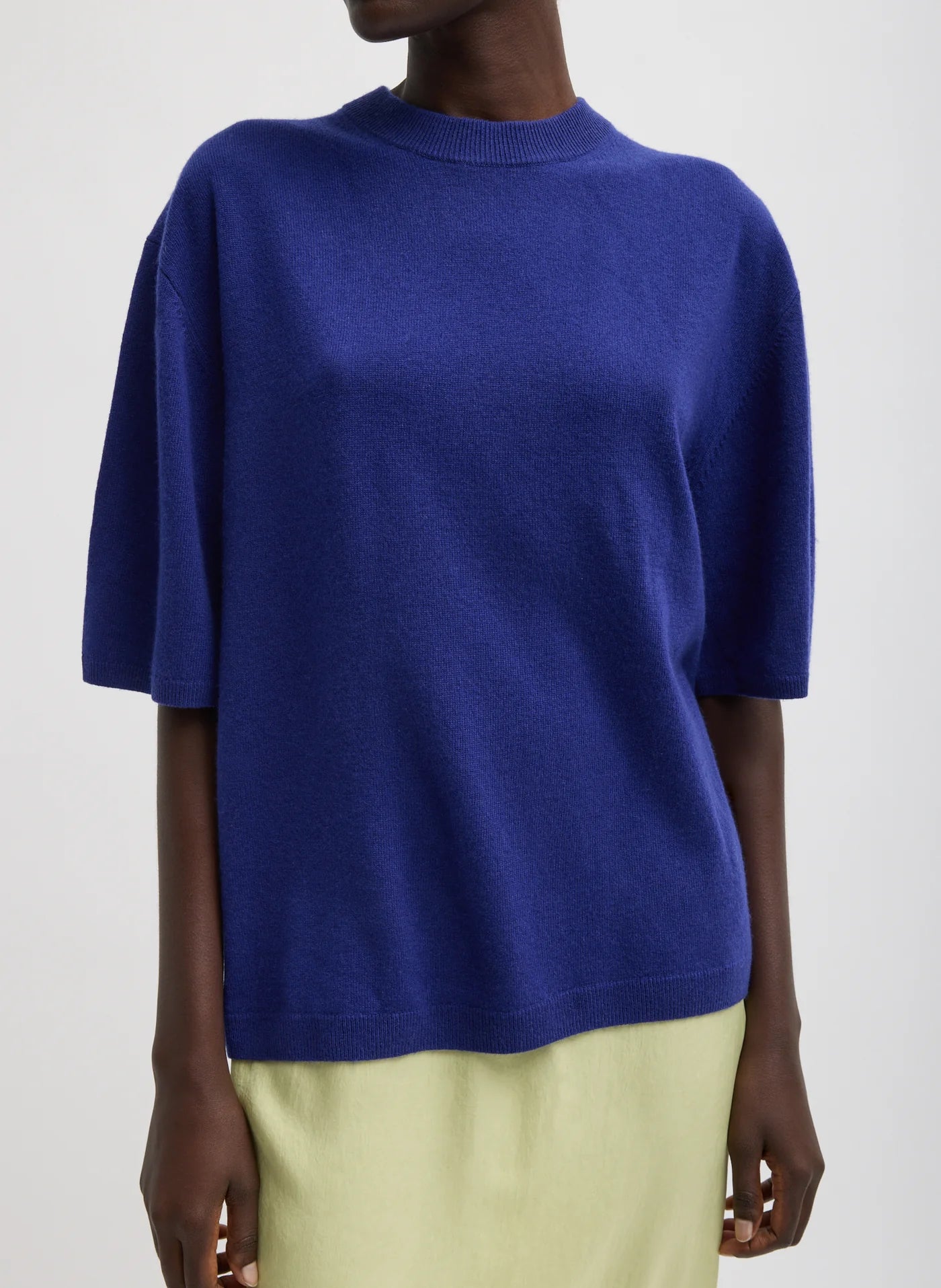 Tibi Washable Cashmere Oversized Easy T-Shirt