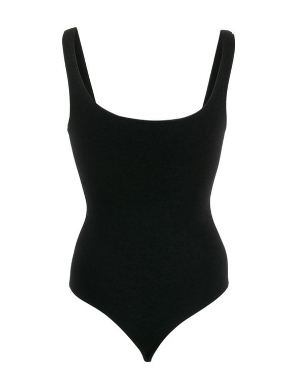 Wolford Jamaika Black String Bodysuit
