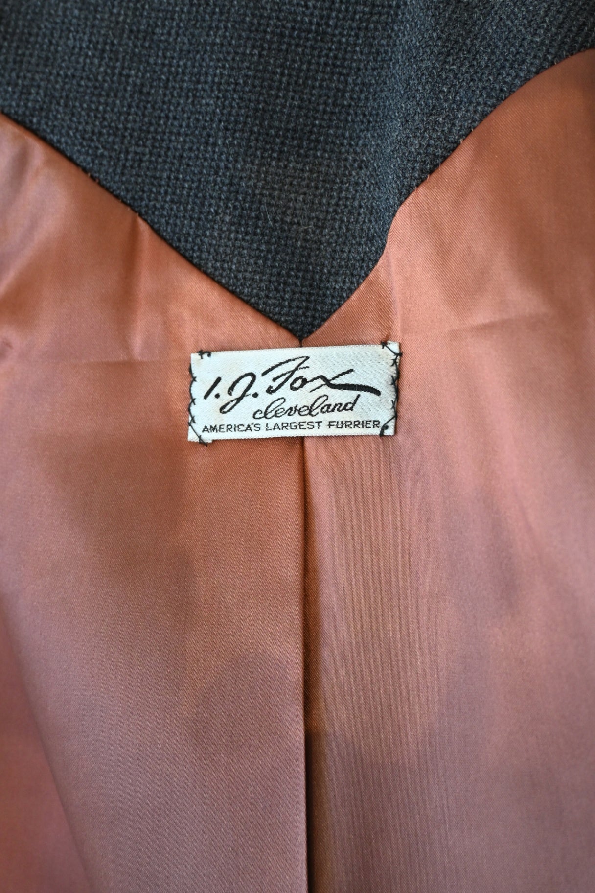 I.J Fox Wool Coat