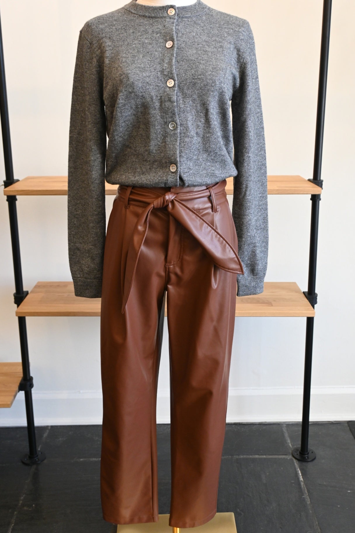 David Lerner Leather Pants