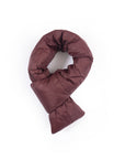 Mini padded water repellent nylon scarf: Rosso