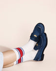 Hansel from Basel Athleisure Cashmere Crew: White / OS