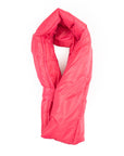 Padded water repellent nylon scarf: Navy